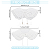 2Pcs 2 Styles Detachable Embroidered False Collars DIY-HY0001-95-2