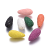 Polymer Clay Rhinestone Beads RB-L033-07-1