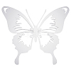 CREATCABIN 1Pc Acrylic Mirror 3D Butterfly Wall Decorations AJEW-CN0001-34-1