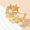304 Stainless Steel Cuff Bangles for Women AJEW-P127-12G-3
