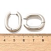 201 Stainless Steel Hoop Earrings EJEW-Q026-12P-A-3