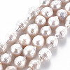 Natural Keshi Pearl Beads Strands PEAR-S020-F08-2