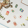 8Pcs 8 Styles Ion Plating(IP) 304 Stainless Steel Pendants STAS-SC0021-19-7