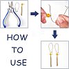 200Pcs Brass Hoop Earrings KK-NB0002-44-4