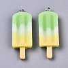 Rainbow Resin Pendants CRES-S359-30B-2