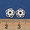 925 Sterling Silver Bead Caps STER-C007-04F-S-3