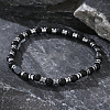 Bohemian Style Natural Lava Rock Beads Stretch Beads for Women Men CZ0038-1