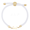1pc Adjustable Nylon Cord Slider Bracelets for Women BJEW-LP0001-33E-G-1