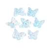 Electroplate Transparent Glass Beads EGLA-N057-03F-2