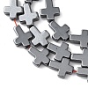 Non-magnetic Synthetic Hematite Beads Strands G-P218-17-08-3