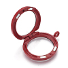 Alloy Magnetic Locket Pendants PALLOY-T052-28-4