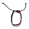 Adjustable Bohemian Style Cotton & Linen Cord Braided Bracelets for Friendship OB0004-24-2