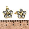 Brass Enamel Pendants KK-CBAD9DF-03G-A-4
