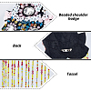 2Pcs Shaoxing Opera Costume Plastic Rhineston Brooches JEWB-FH0001-81-4