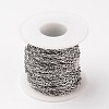 Tarnish Resistant 304 Stainless Steel Rope Chains CHS-L015-10-2