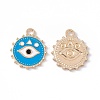 Alloy Enamel Pendants ENAM-G209-03KCG-01-1