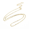 925 Sterling Silver Cable Chains Necklace for Women STER-I021-09G-1