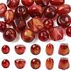 20Pcs 5 Styles Opaque Resin Beads RESI-FS0002-35-1