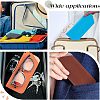  12Pcs 6 Colors PU Imitation Leather Slip-in Glasses Case AJEW-NB0003-69-7