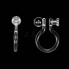 Plastic Clip-on Earring Findings LS-KY-P007-H01-2