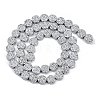 Electroplated Synthetic Non-magnetic Hematite Beads Strands G-H072-F01-01B-2