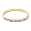 304 Stainless Steel Hinged Bangles for Women BJEW-K263-04G-02-3