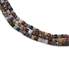 Natural Purple Fluorite Beads Strands G-RM2025-D51-2x2mm-4