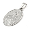 Non-Tarnish 304 Stainless Steel Pendants STAS-B071-02A-10P-2