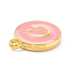 Golden Plated Alloy Enamel Charms LS-ENAM-Q437-14G-2