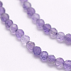 Natural Amethyst Beads Strands G-G663-17-4mm-01-3