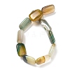 Natural Banded Agate Beads Strands G-K392-B05-13x18mm-3
