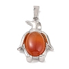 Natural Carnelian Pendants G-A224-02P-07-1