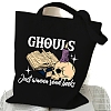 Halloween Printed Cotton Canvas Pouches PW-WG337BD-02-1