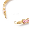 Polyester & Nylon Thread Braided Beaded Bracelet Making AJEW-JB00945-01-2