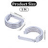 Zinc Alloy Clear Cubic Zirconia Tie Clips AJEW-WH20096-01-2