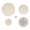 8Pcs 4 Styles Wood Embroidery Board DIY-BC0014-91-1
