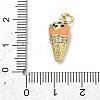Brass Micro Pave Cubic Zirconia Pendants LS-KK-H255-03G-04-3