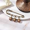 Brass Bell Charms Kilt Pins Brooch JEWB-BR00171-2