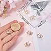 Beebeecraft 12pcs Clear Cubic Zirconia Charms KK-BBC0013-85-3