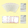 24Pcs 3 Colors Cardboard Earring Display Cards CDIS-FS0001-09-9