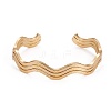 Long-Lasting Plated Brass Cuff Bangles BJEW-E370-07G-2