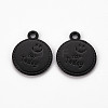Spray Painted Alloy Pendants LS-PALLOY-Q433-030I-RS-1
