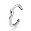 304 Stainless Steel Cuff Bangles for Women BJEW-N038-01P-1
