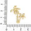 Ocean Brass Micro Pave Cubic Zirconia Pendants KK-K411-06G-3