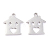 Non-Tarnish 304 Stainless Steel Charms STAS-O142-29P-2