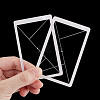 2Pcs Golden Ratio Plastic Fibonacci Composition View Finder AJEW-DR0001-85B-1