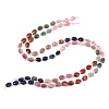 Cherry Quartz Glass & Natural Red Jasper & Sodalite & Green Strawberry Quartz & Rhodonite Beads Strands G-Z135-A06-3