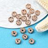 Brass Rhinestone Spacer Beads X-RB-A014-L6mm-01RG-NF-4