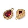 Ion Plating(IP) 304 Stainless Steel Micro Pave Cubic Zirconia Charms STAS-K256-20G-07-2