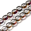 Electroplated Transparent Glass Beads Strands GL-CBA98F0-06C-02-1